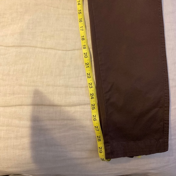 Abercrombie & Fitch super slim 31x32 burgundy pants - Picture 8 of 8